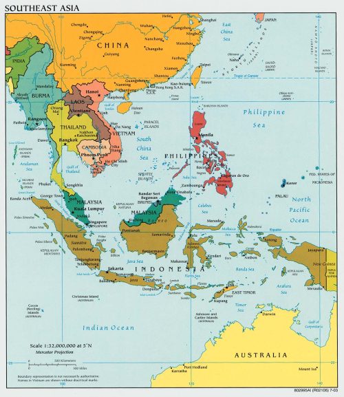 ASEAN Map - Siem Reap Shuttle Tours | Southeast Asia maps